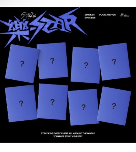 Stray Kids 樂-STAR ( ROCK-STAR ) 8th Mini Album POSTCARD Ver