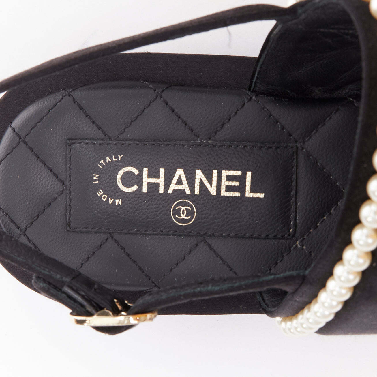 【足元華やかパールロゴ★CHANEL】ミュール フラット 25SS新作 新作25SS】CHANEL Mules サンダル パールロゴ