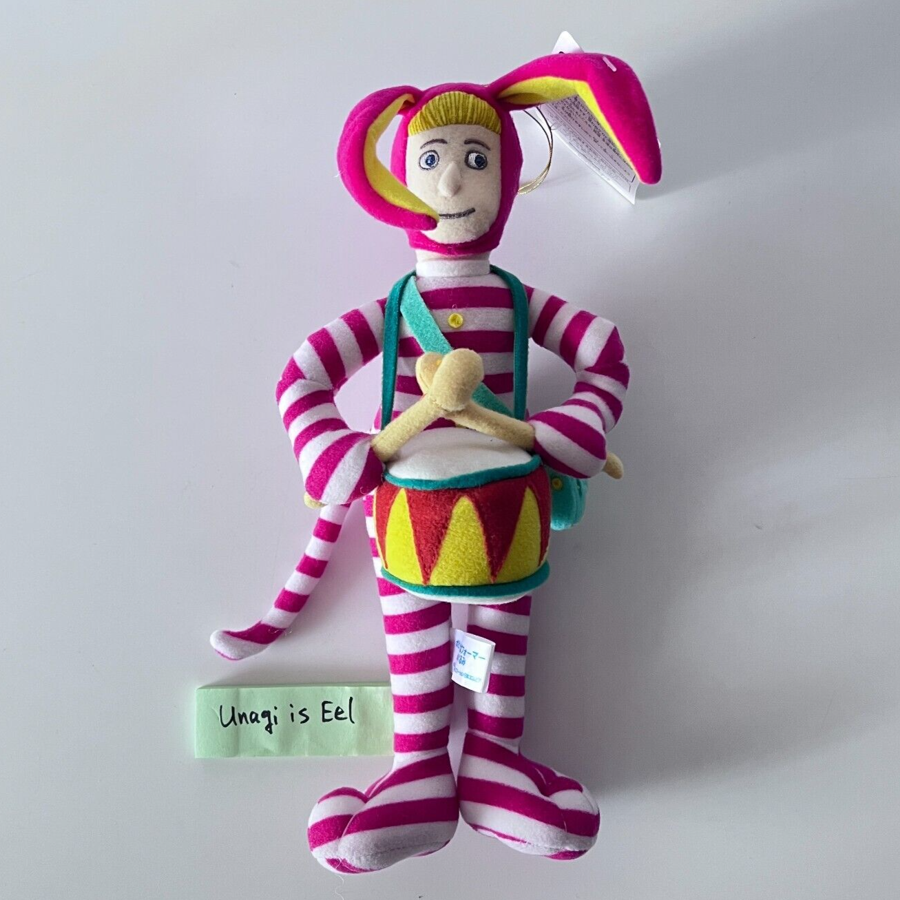 Popee The Performer Plush Doll Stuffed Toy Drummer SEGA Popee The Performer Plush Doll Stuffed Toy Drummer SEGA