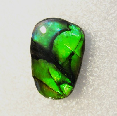 AMMOLITE DOUBLE-SIDED GEMSTONE 18mm x 12mm