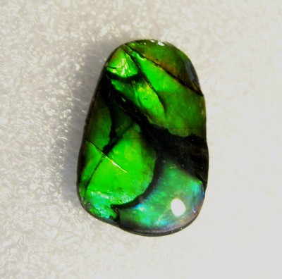 AMMOLITE DOUBLE-SIDED GEMSTONE 18mm x 12mm