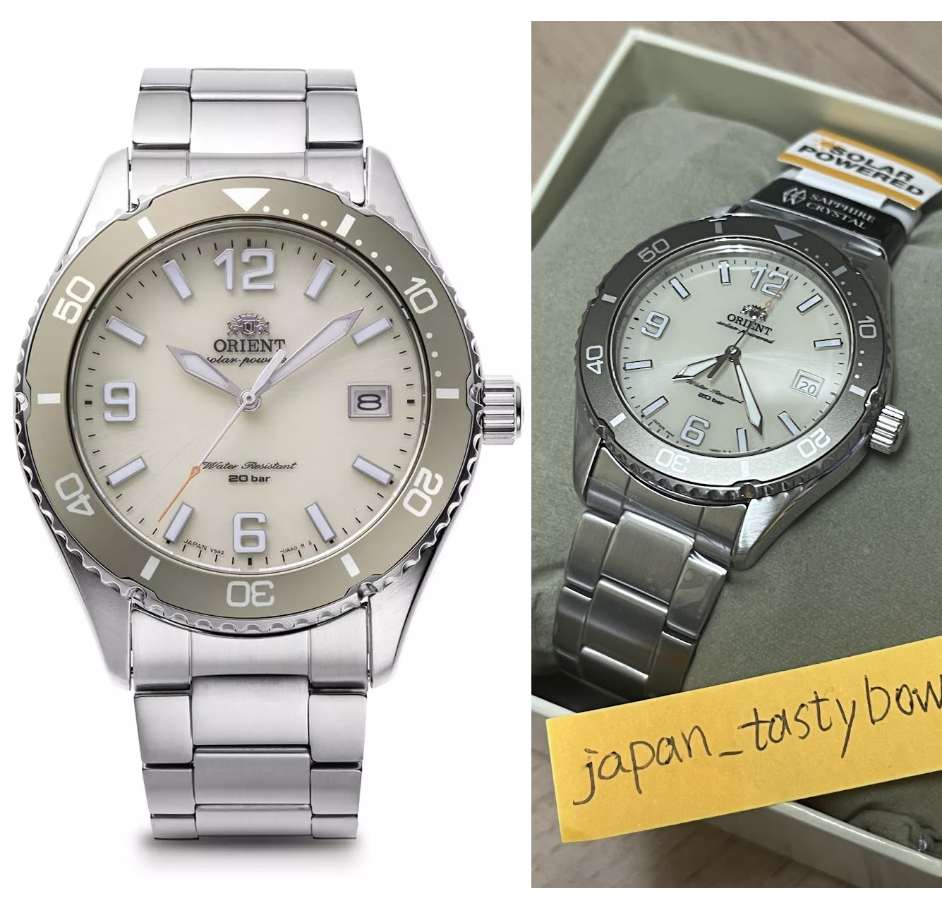 Orient Mako 40　RN-AC0Q03S　ホワイト　マコ　40 Amazon.co.jp: Orient Mako40 Mako 40 Automatic Watch