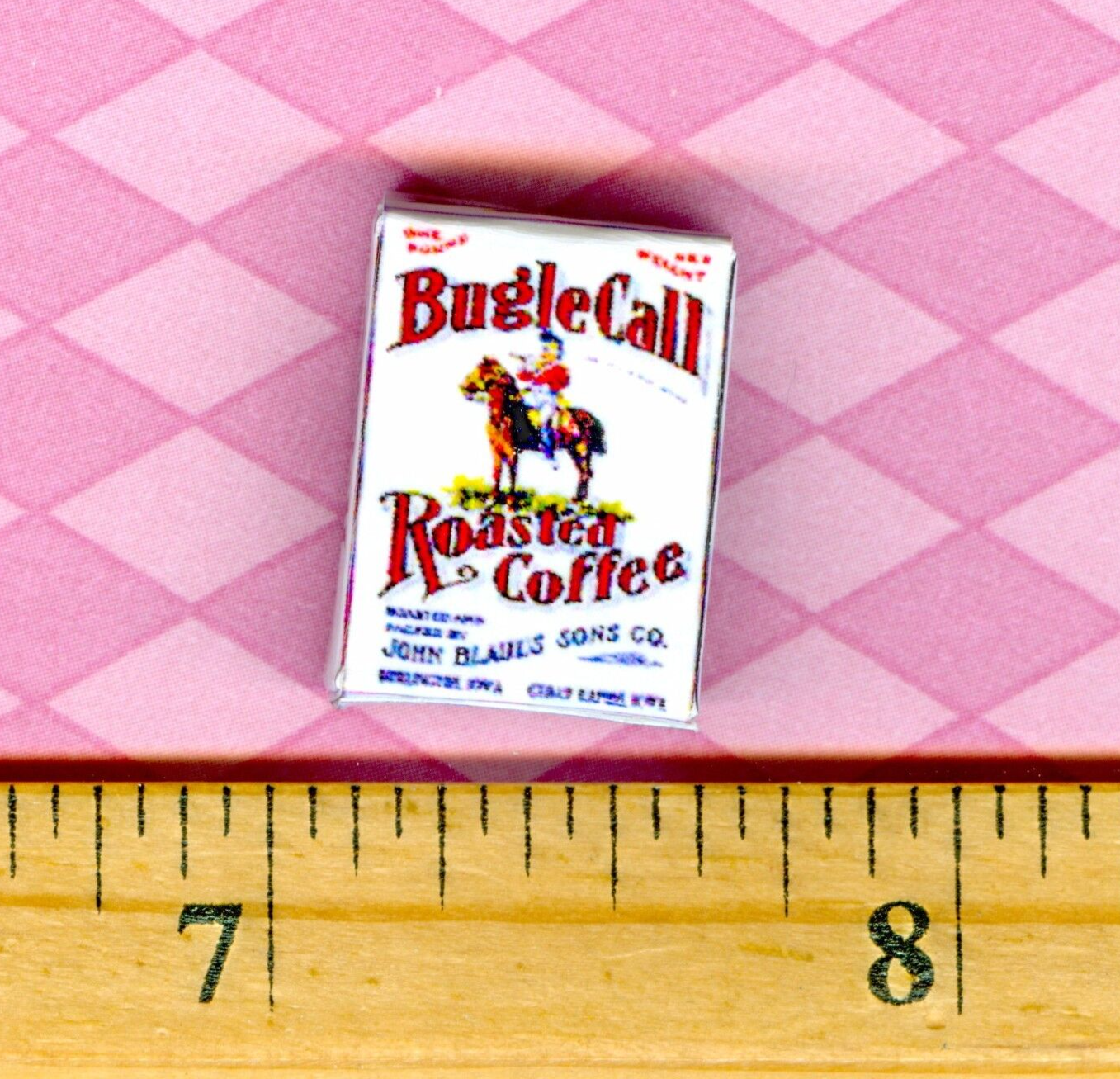  DOLLHOUSE Miniature size Victorian Roasted Coffee Box