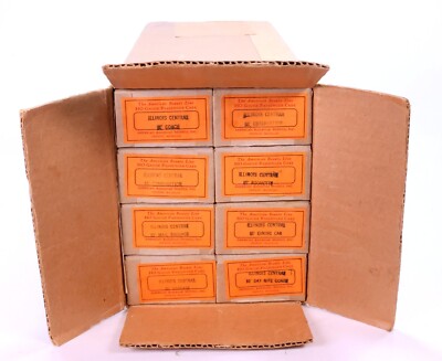 Factory Box of American RR Models HO Scale Ill Central Craftsman Passenger Kits