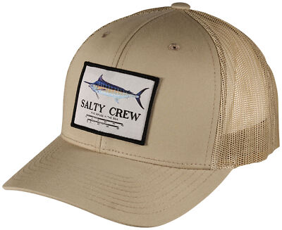 Кепка Salty Crew Marlin Mount Retro Trucker, хаки, новинка