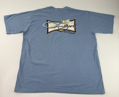 Vintage Ocean Pacific OP Sport Beach Surfer Surfing Shirt Mens XXL Blue