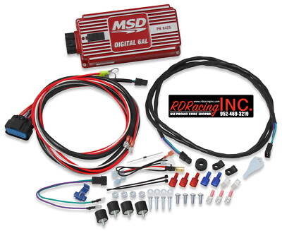 MSD Ignition 6425 Digital 6AL Ignition Control W Rev Control  RED MSD 6AL