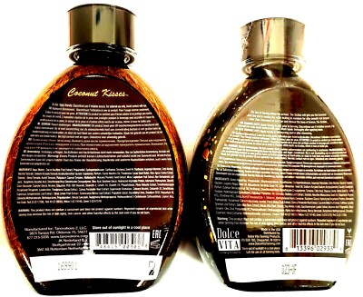 The Sicilian 200x Double Dark Black Bronzing Self Tanner & Coconut Kisses