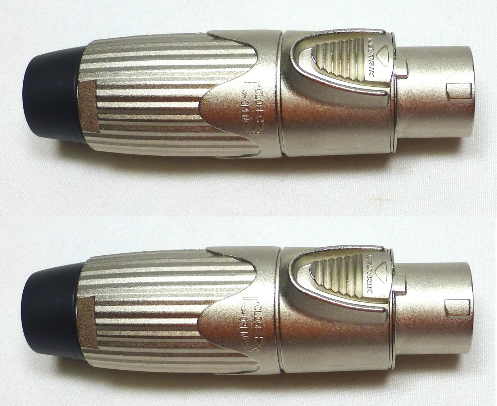 2)Two Original NEUTRIK NLT8FXX Female 8 Pole SpeakON Heavy