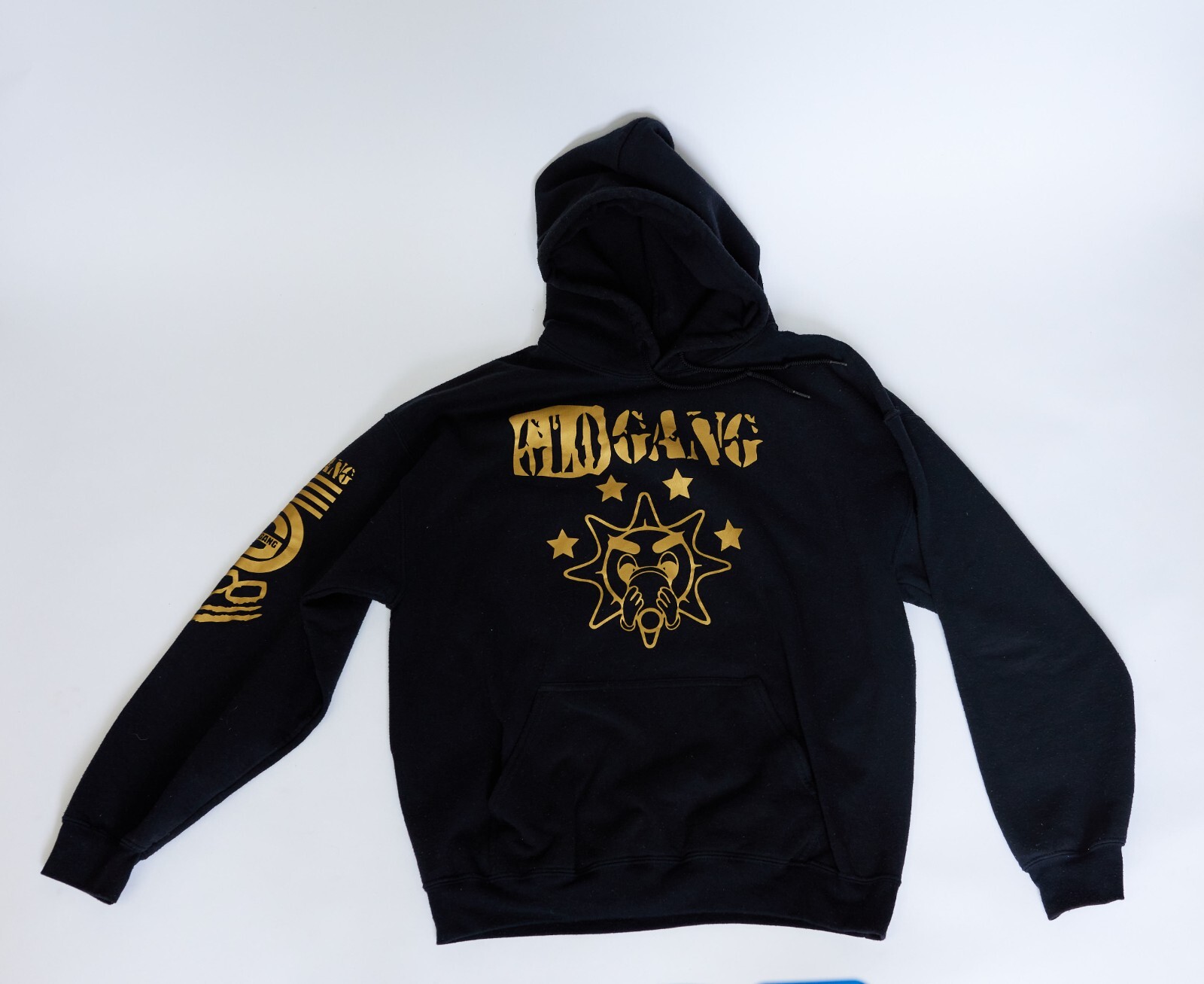 トップス glogang hoodie chief keef Glo Gang Black & Gold Hoodie Large Chief Keef Gloyalty