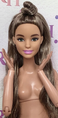 Купить barbie brunette topknot nude made to move hybrid rebody ...