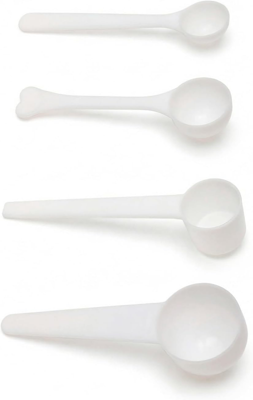 Measuring Spoon Set - Plastic Kitchen Spoons for Coffee Protein Milk Powder Scoo