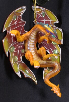 Gem Hunter Guardian Hidden Cache Dragons of Crystal Cave Ornament Ashton Drake