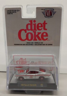 2022 M2 MACHINES 1969 PLYMOUTH BARRACUDA DIET COKE A05 21-19 1:64 CAR    