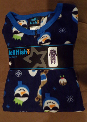 Light Blue Plaid One Piece Infant Sleeper~NEW w/tags