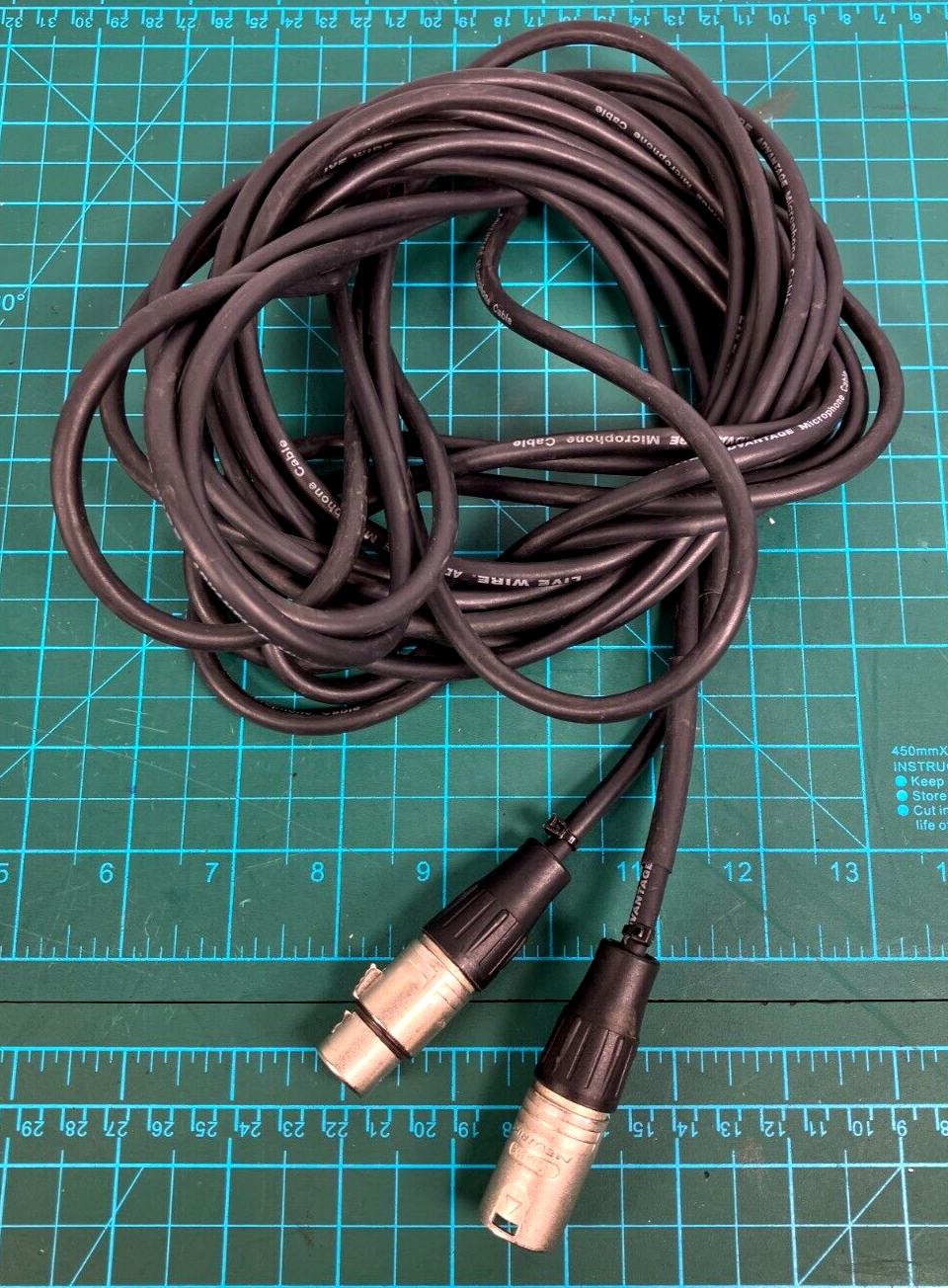 Neutrik 15FT XLR M To F 3 Pin Microphone Cable Audio Cable