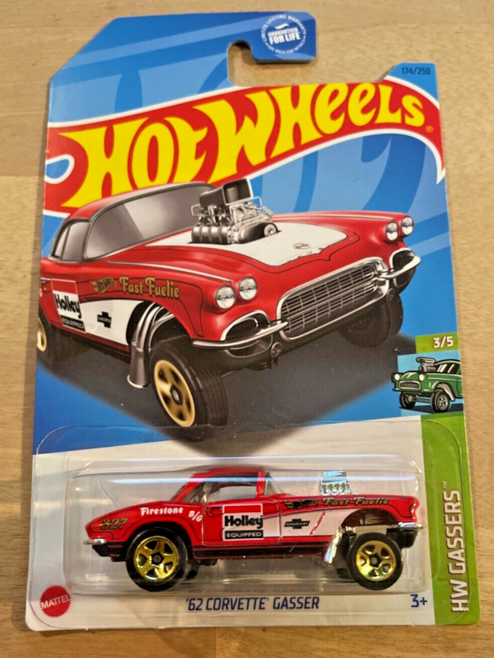 Hotwheels STH’ 62 Corvette Gasser Hot Wheels 2025 Super Treasure Hunt STH # 1962 Corvette