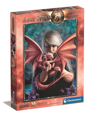 Anne Stokes Collection: Dragonkin Jigsaw Puzzle, 1000 Piece - Clementoni