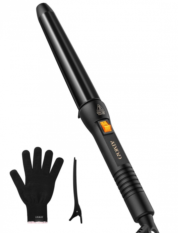 Curling Wand Tongs 25 28 32mm Tapered Thick Iron For Long Short