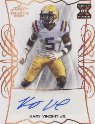 2021 Leaf Trinity Kary Vincent Jr. #BA-KVJ
