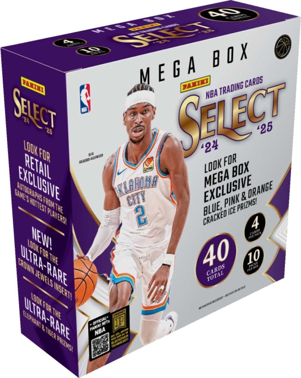 2024-25 Panini Select Basketball NBA Trading Cards Mega Box