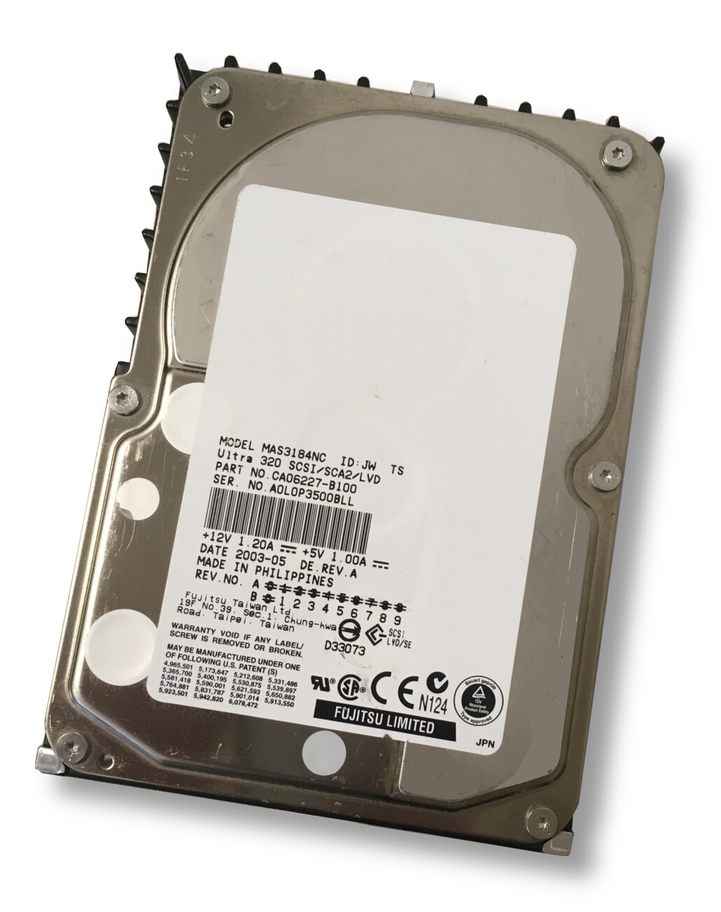 MAS3184NC 富士通 MAS3184NC FUJITSU MAS3184NC Fujitsu Enterprise MAS3184NC 18 GB | eBay