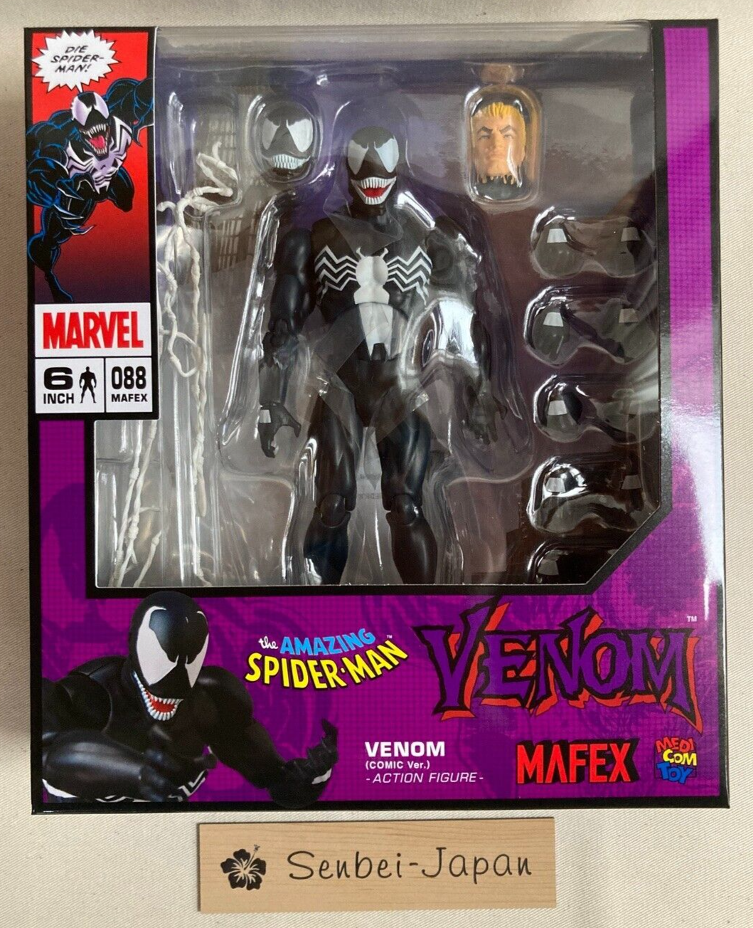 マフェックス No.088 MAFEX VENOM(COMIC Ver.) Reissue MEDICOM TOY MAFEX No.088 VENOM COMIC Ver. Spider-Man
