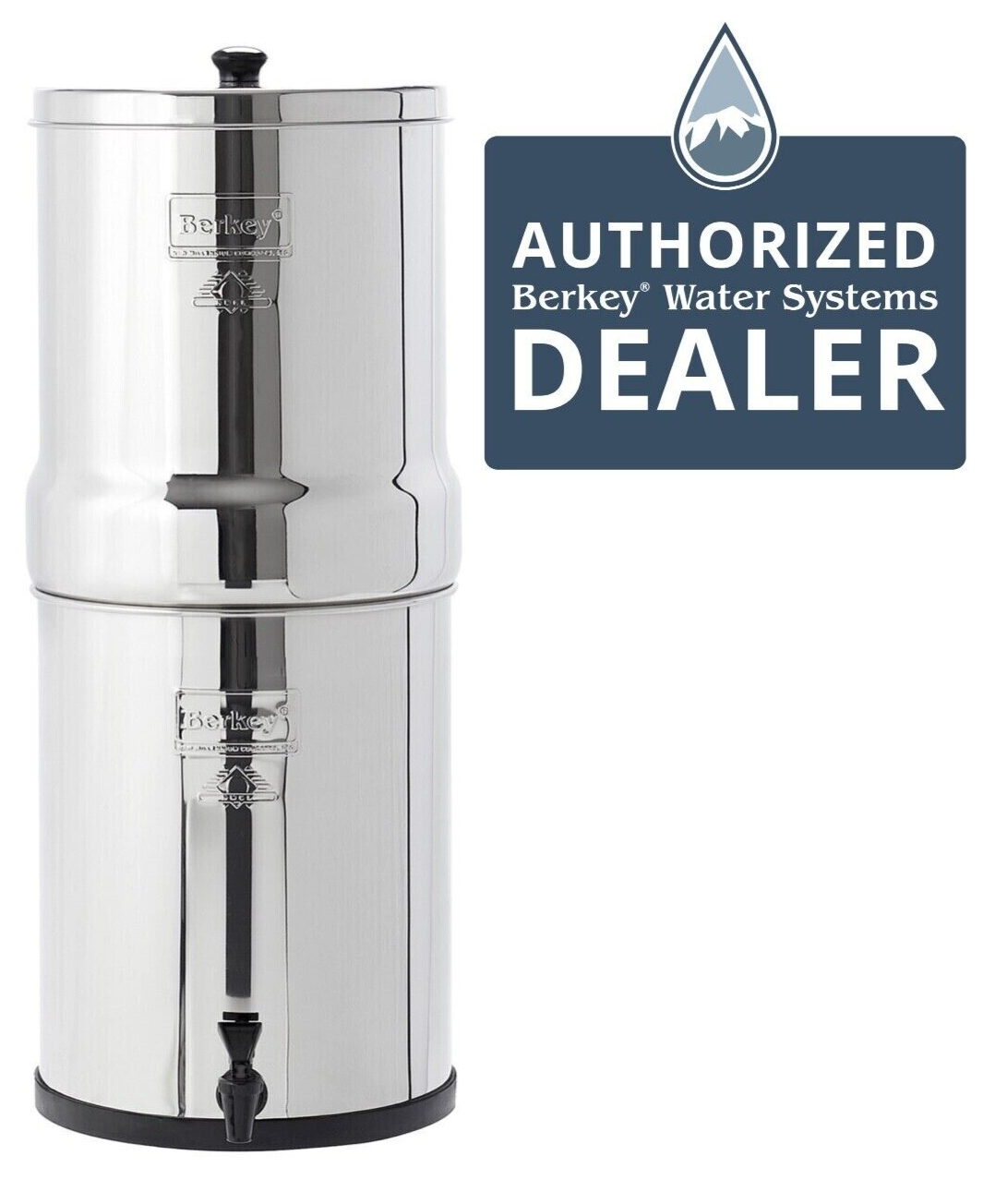Royal Berkey Dealer Blemished w/2 Brand New 7" Certified Ceramic Water Filters!!