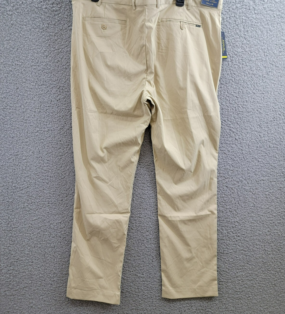 Polo Ralph Lauren Tailored Fit Performance Chino Pants Men's 38/32 Khaki Solid - Picture 12 of 18