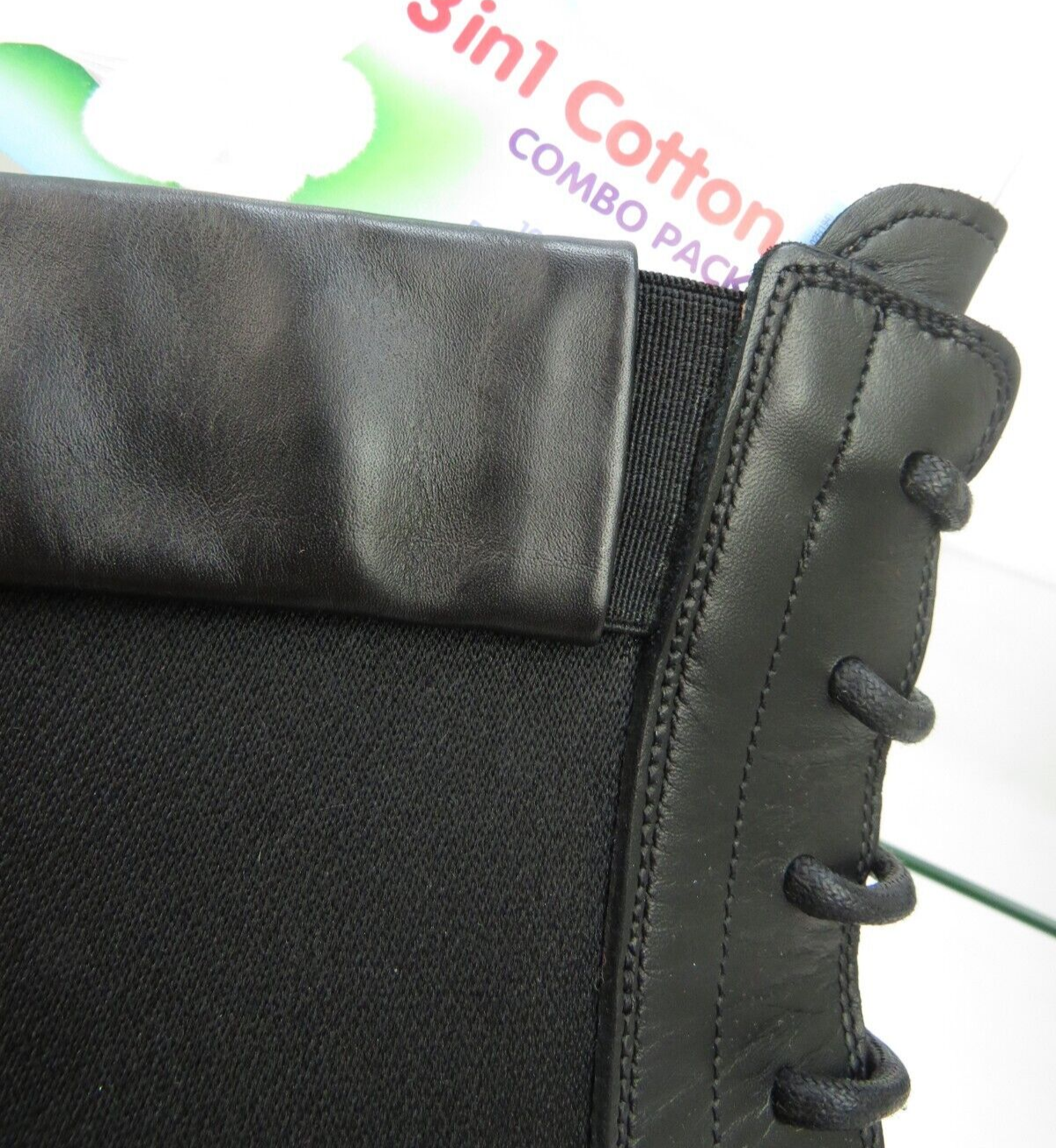 Pre-owned Ferragamo Iglesias Black Leather Gancini Logo Pull Chelsea Combat Boots 10.5 D