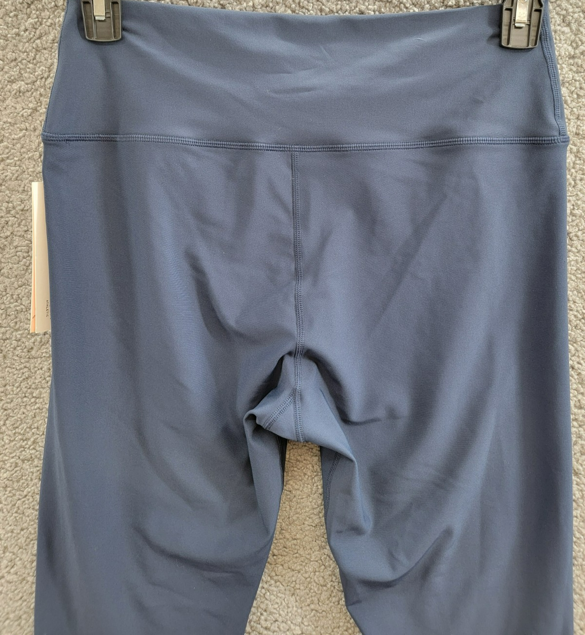 AQUA Athletic Scalloped Hem Leggings Women's XL Myth Elastic Waist Pull On - Picture 13 of 21