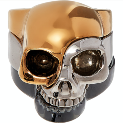 Divided skull best sale ring