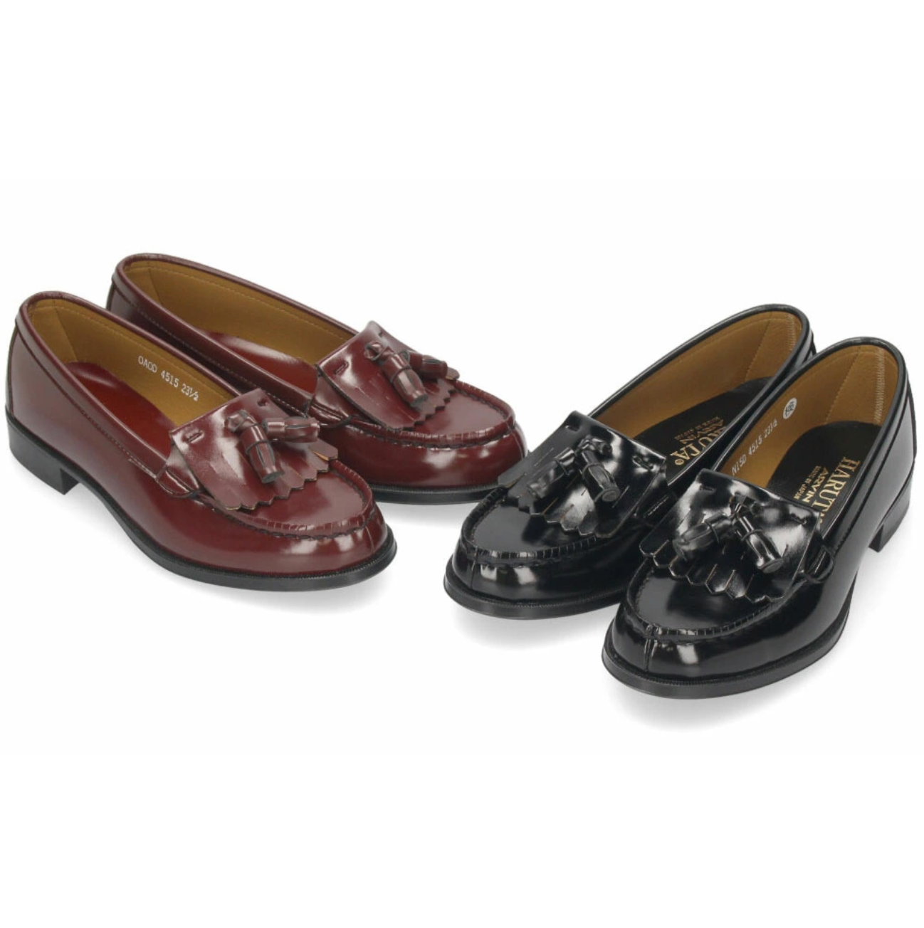 靴 Siiillon haruta memory loafers Lucy 25cm Haruta School Shoes Coin Loafers Ladies Made in Japan 45140 Black