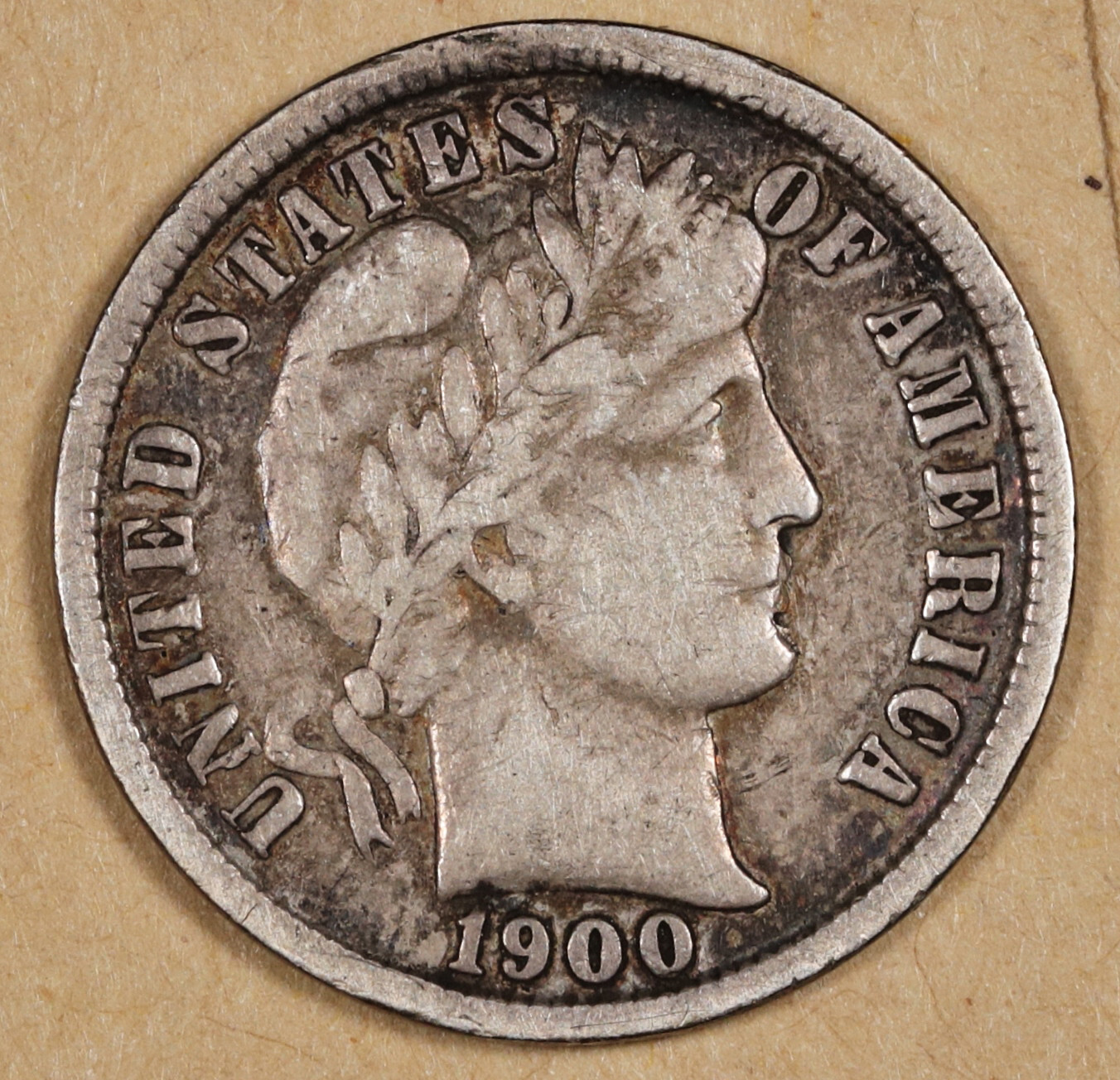 Yardsale、dime 1900-o Barber Dime. Natural Uncleaned. XF. 190959 | eBay
