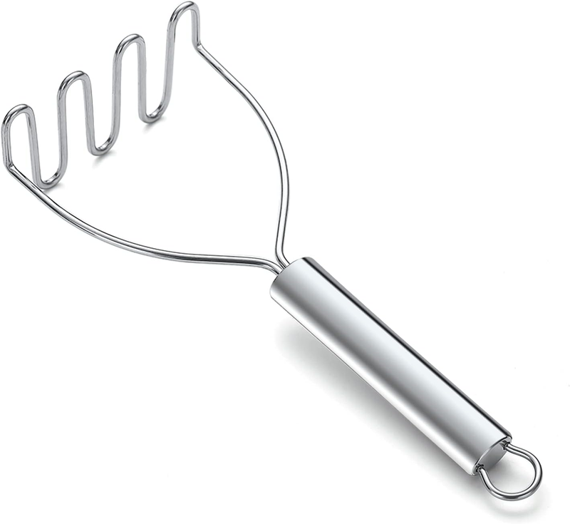 Potato Mashers,  Heavy Duty Stainless Steel Potato Ricer with Firm Grip, Kitchen