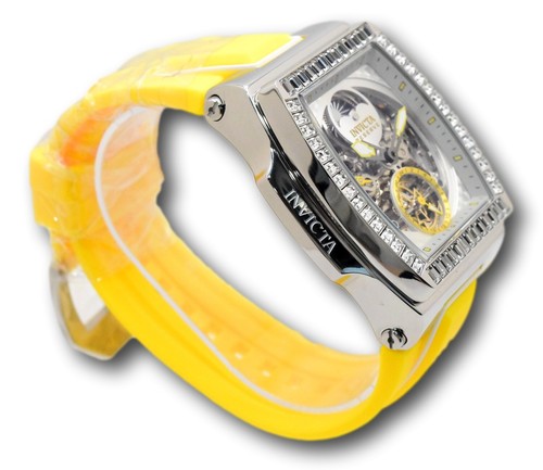 Pre-owned Invicta Reserve S1 Rally Diablo Men 51mm Dual Time Automatic Crystal Watch 43420