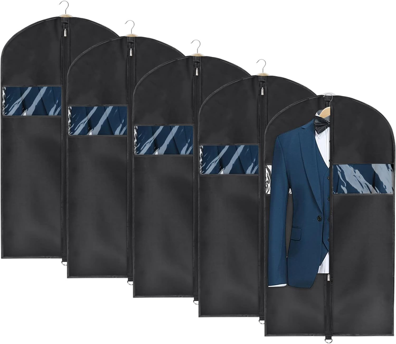 Garment Bag Suit Bag for Storage and Travel 43 Inch, Washable Suit Cover for T-S