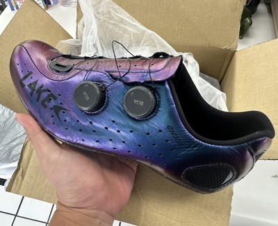 LAKE CX332 Roo Skin Cycling Shoes: Chameleon Blue EU43.5-50
