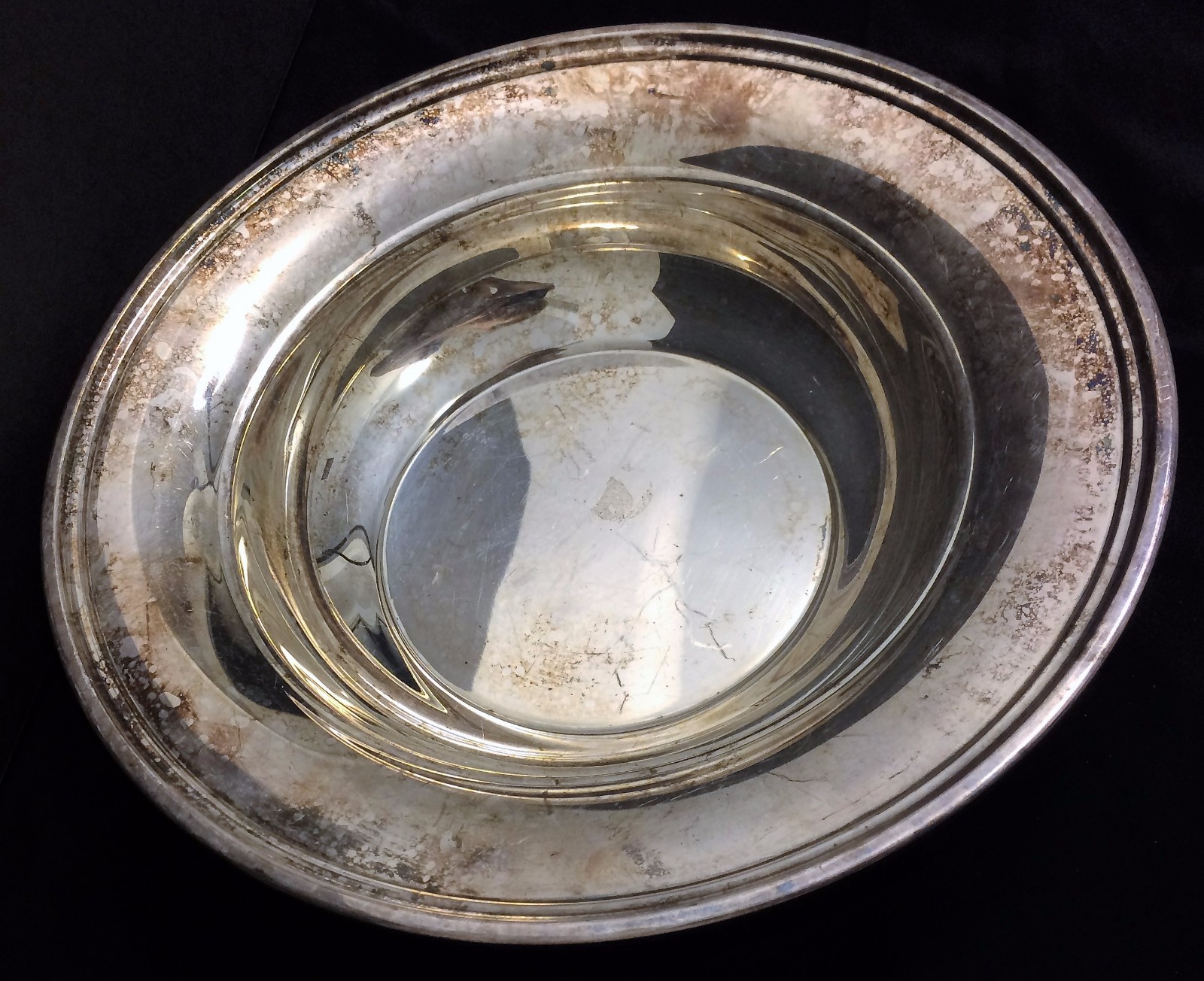 Vintage Reed & Barton 1207 Candy/Nut/Bonbon Metal Round Dish Bowl