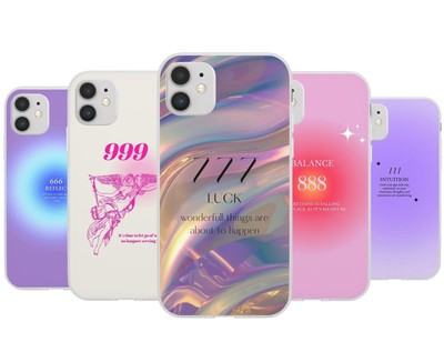 Phone Case Angel Numbers 777 Lucky Spirituality Cover