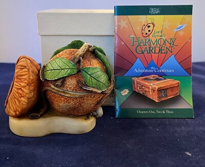 Harmony Kingdom Garden~box figurine HG3OR ~ ORANGE ~ladybug Lord Byron~ NIB~Ed.1