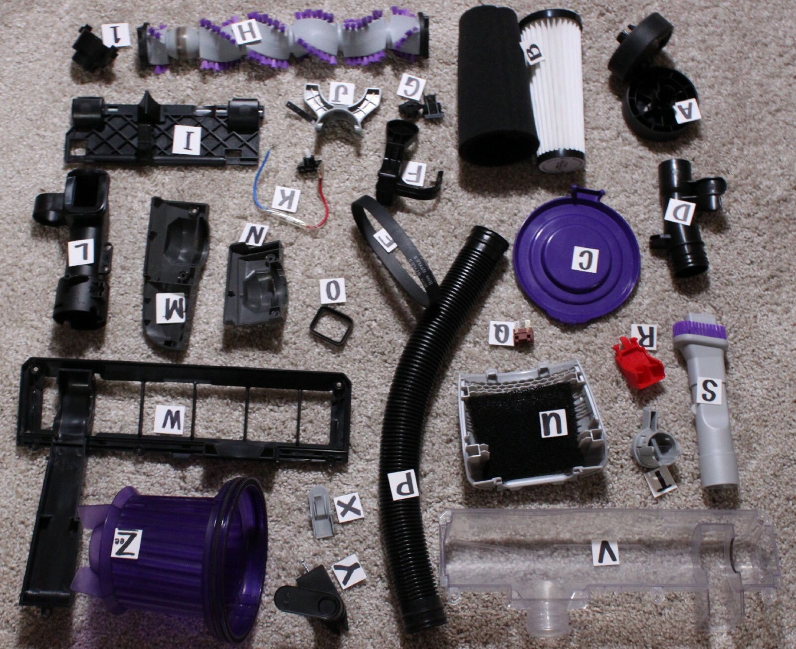 Dirt Devil UD70167P Bagless Upright Vacuum Cleaner PowerMax "REPLACEMENT PARTS"