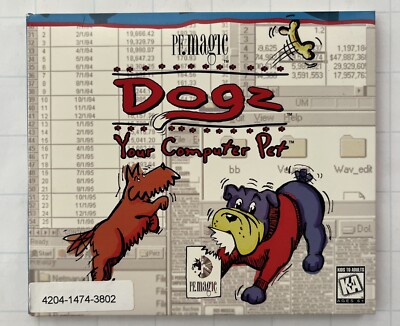 Dogz Your Computer Pet PC Game Computer Software Video Game 1995 CD-ROM
