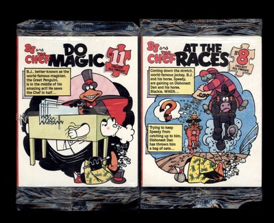 1989 BJ & the CHEF Puzzle Adventure BOOK 8 & 11 * KID CUISINE PRODUCTS sealed