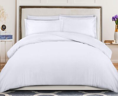 Duvet Cover Set 3 Pcs 1 Duvet Cover 2 Pillow Shams Hotel Quality Utopia Bedding