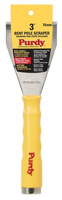 Purdy 14A900540 Premium Bent Pole Scraper 3 inch 3 Inch