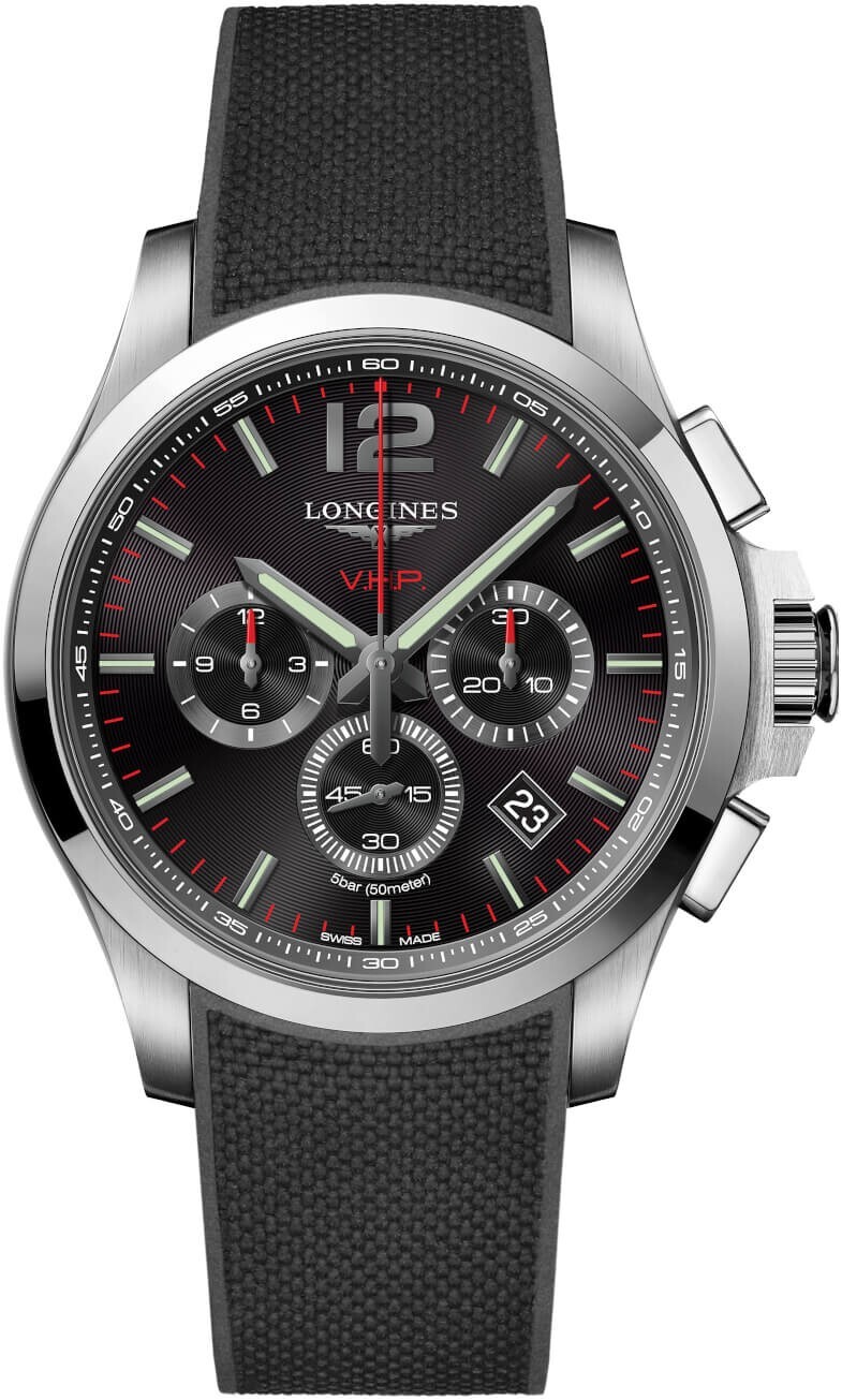 Pre-owned Longines Conquest V.h.p. Quartz L37274569