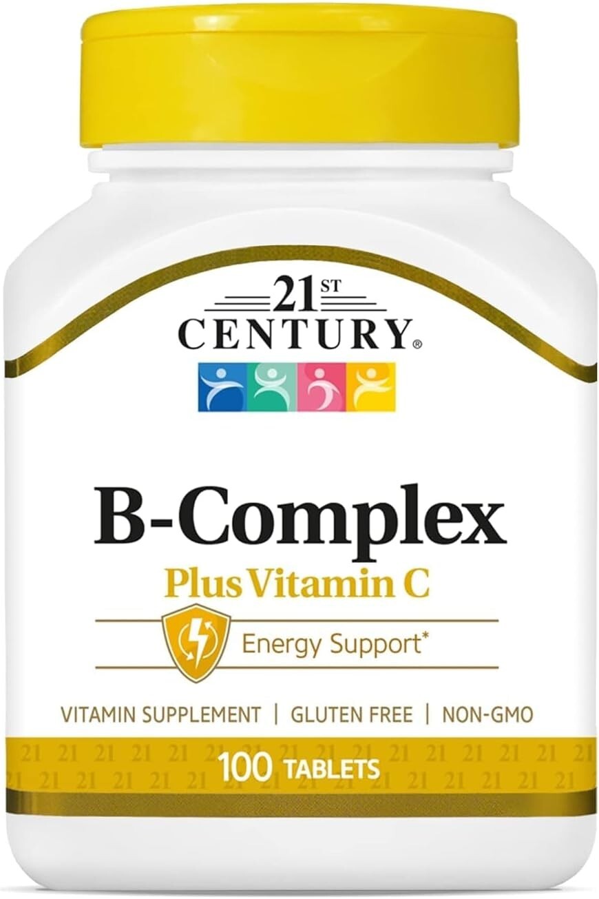 21st Century B-Complex + Vitamin C Energy Support, 100