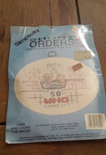 5 counted cross stich kits new & seal Needlepoint quilts designs