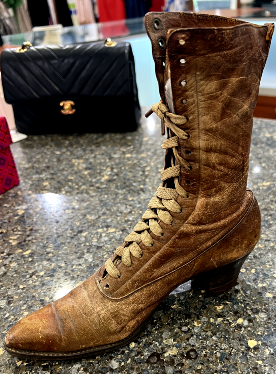 ［n様］VICTORIAN LACE-UP LEATHER BOOTS ANTIQUE VICTORIAN LADIES LACE UP LEATHER BOOT ca. 1890s | eBay
